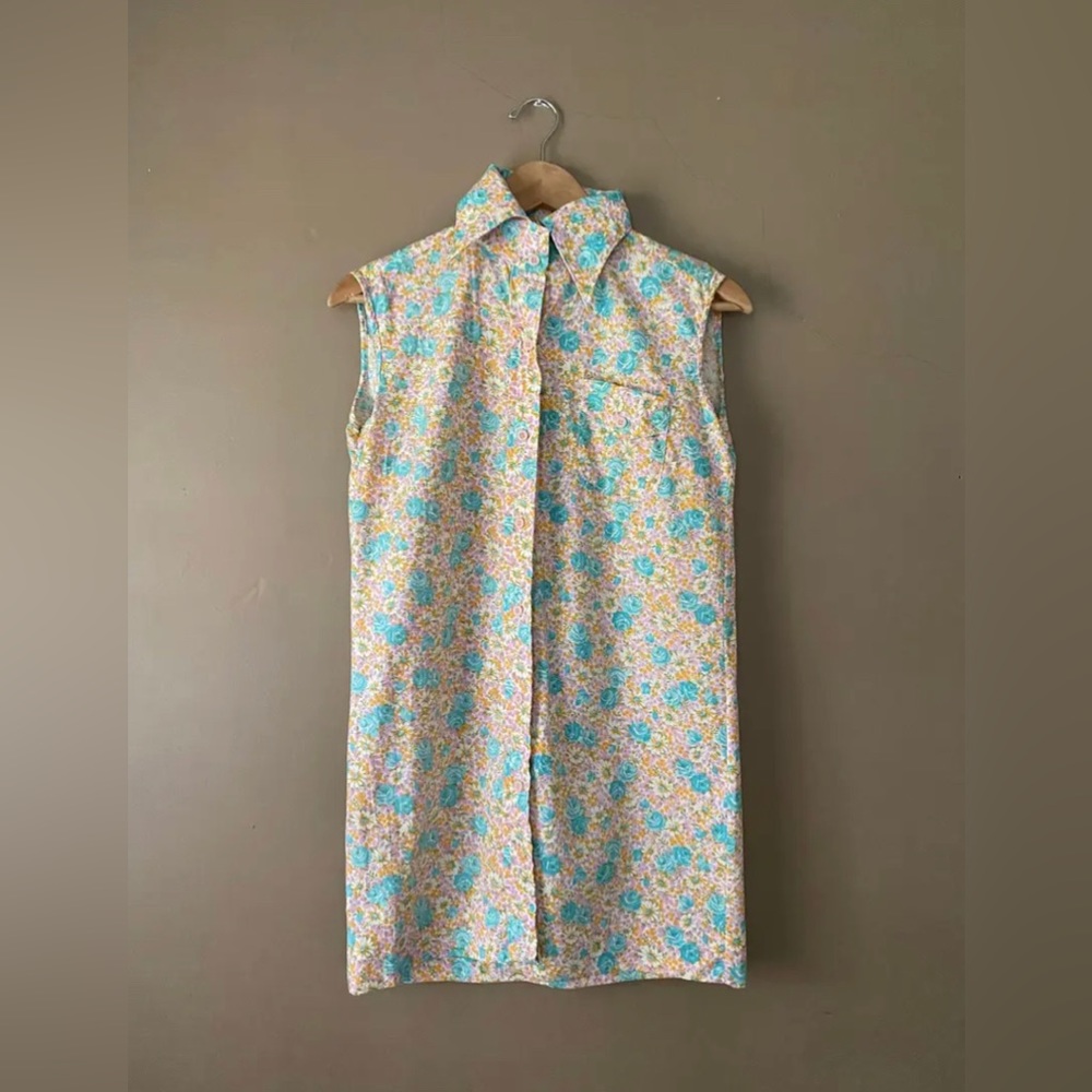 60’s tue vintage floral dress